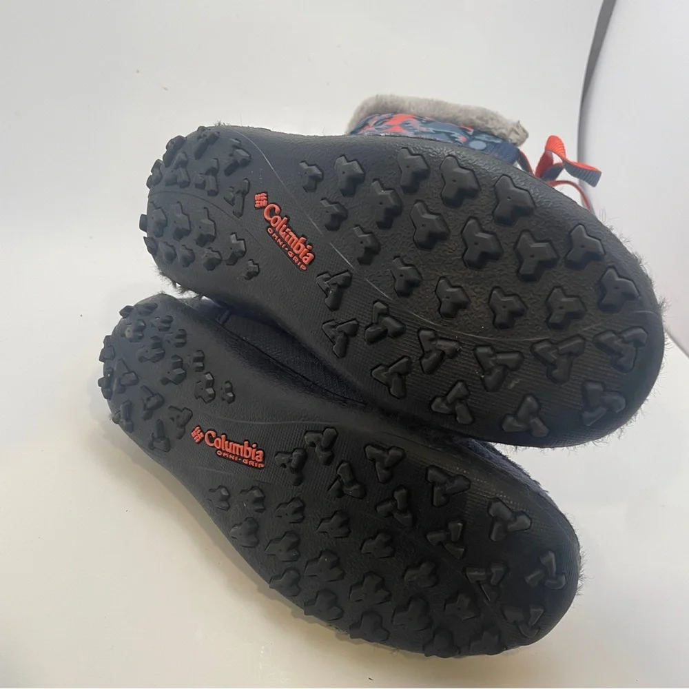 Columbia Minx Mid II Omni-Heat‎ Blue Lace Up Snow Boots Girls Size 2